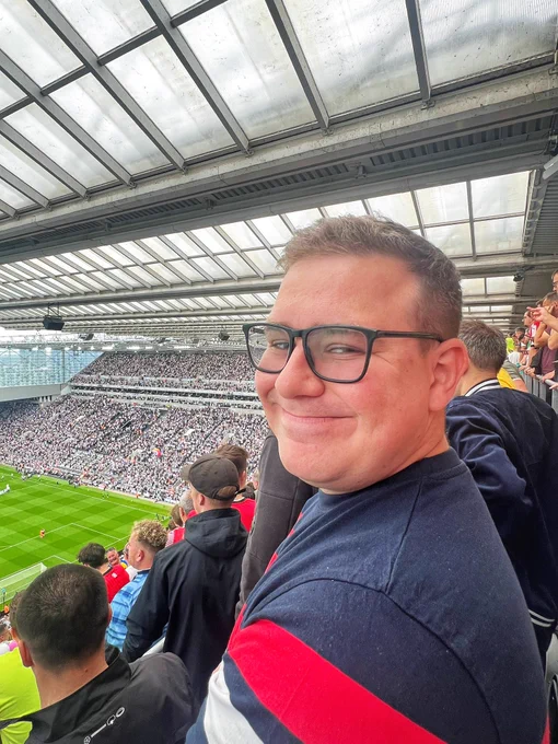Josh at the football@