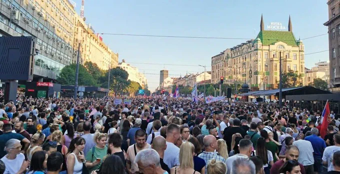 Thousands protest lithium mining in Serbia
Photo: Balkan Green Energy News