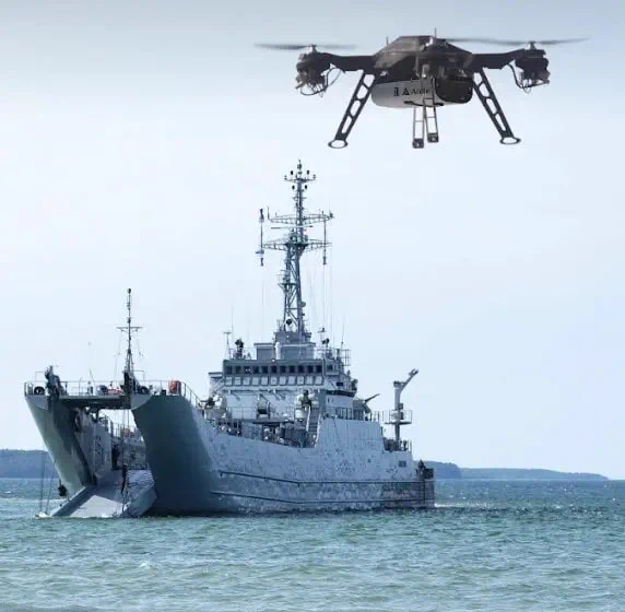 Parallel Flight Technologies社のハイブリッドドローン（UAV）「Firefly」（quadcopter）