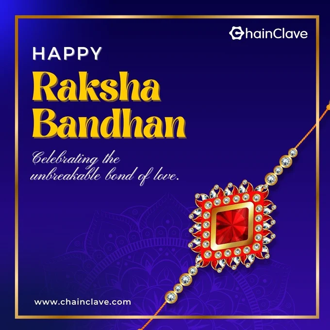 Rakshabandhan celebration by Chainclave Blockchain Development Company 
