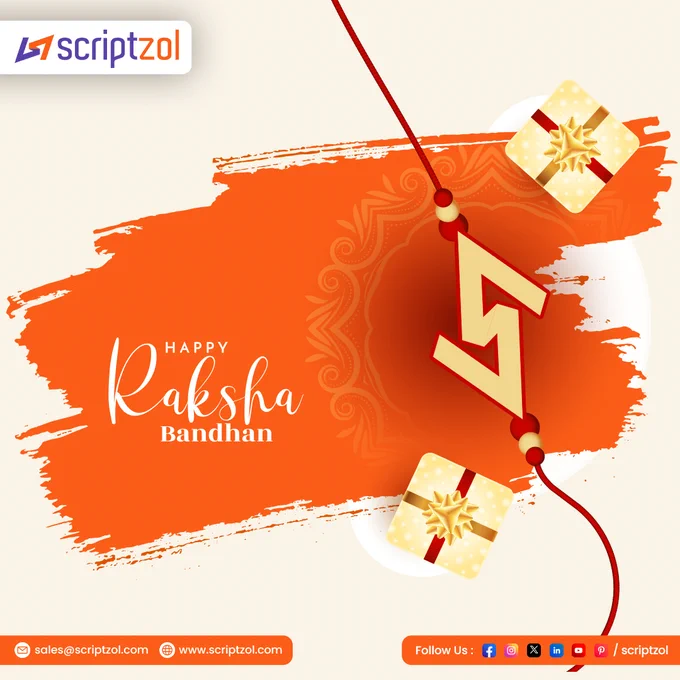 ✨ Happy Raksha Bandhan 2024! ✨

May the bond of love and trust between us continue to strengthen with each passing year. On this special occasion, let's celebrate the ties that make our journey together truly remarkable.

Wishing you joy, happiness, and a heartfelt Raksha Bandhan! 🌟

#Scriptzol #Letsconnect #RakshaBandhan2024 #FamilyLove #ScriptzolCelebrates #SiblingBond #Scriptzol #SiblingLove #FamilyBond #CelebrateLove #HappyRakshaBandhan2024 #FestivalOfLove #RakshaBandhanJoy #StrongBonds #LoveAndTrust #SpecialOccasions