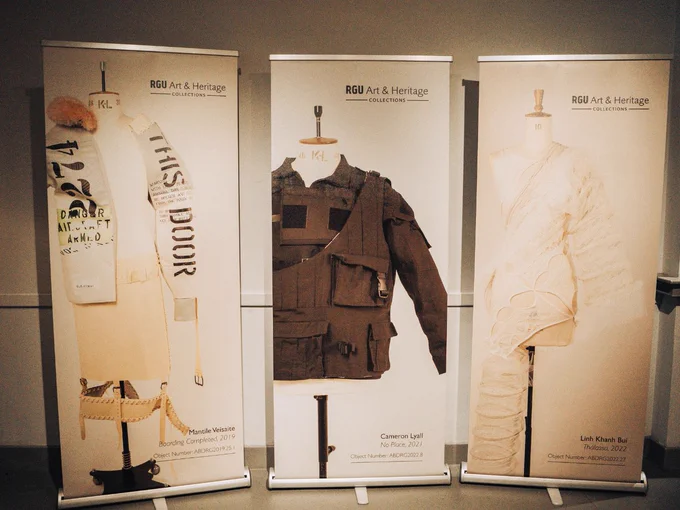 Images show images of artefacts that are part of the RGU Art & Heritage Collections that have inspired the 'Glory' cabaret performance.