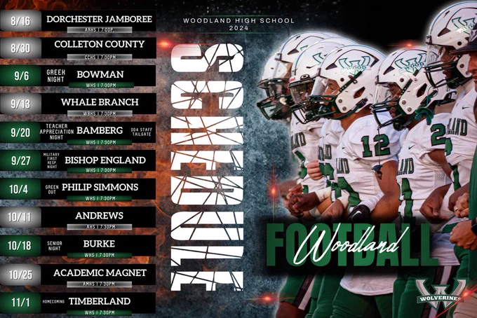 WHS Varsity Football Schedule