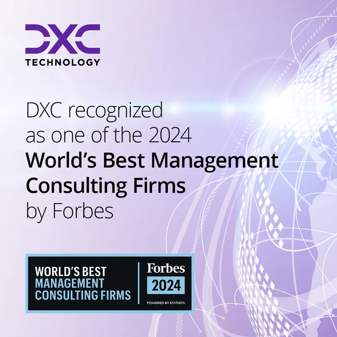 DXC recognized as one of the 2024 World's Best Management Consulting Firms by Forbes