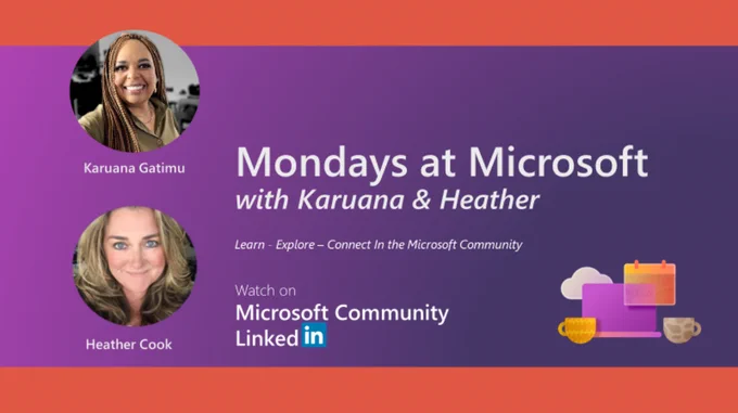 Flyer for Mondays at Microsoft