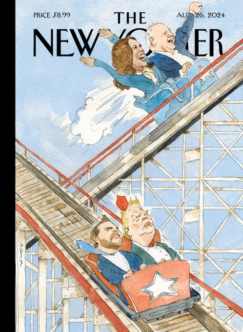 The cover for the August 26, 2024, issue of The New Yorker.