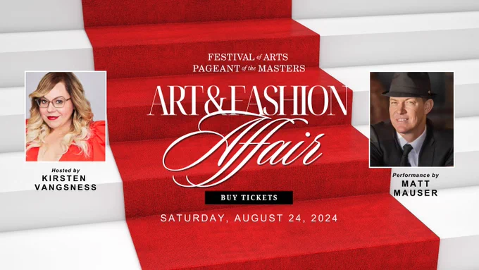 Art and Fashion Affair at the Festival of Arts & Pageant of the Masters in Laguna Beach, CA on August 24, 2024.