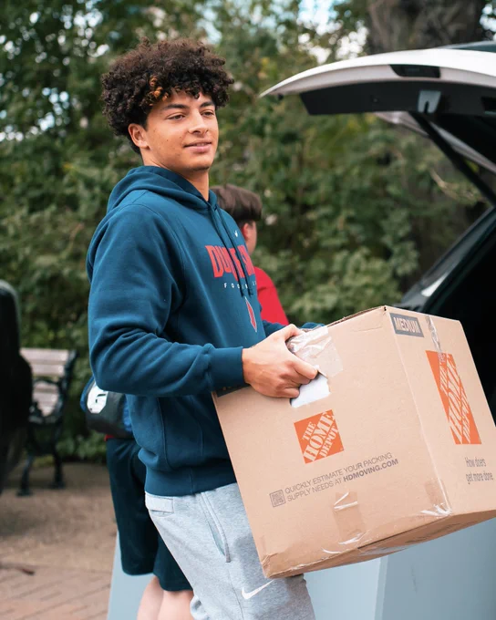 Carrying a box