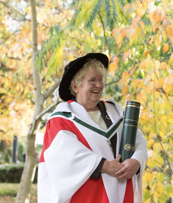 Dr Nell McCafferty received an Honorary Degree of Literature from UCC in 2016. 