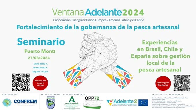 A través del QR puedes acceder a la sesión virtual y el programa del seminario.