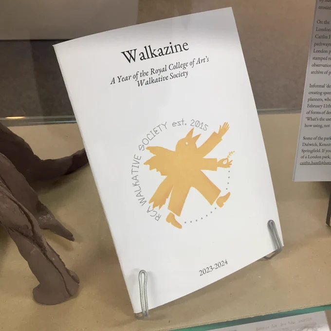 A photo of the cover of 'Walkazine'