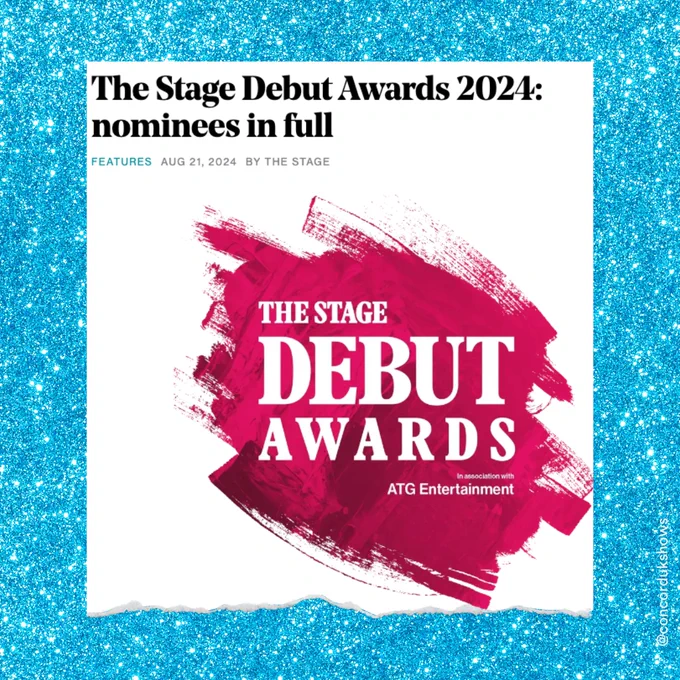 An excerpt of The Stage Debut Awards 2024: nominees in full article.