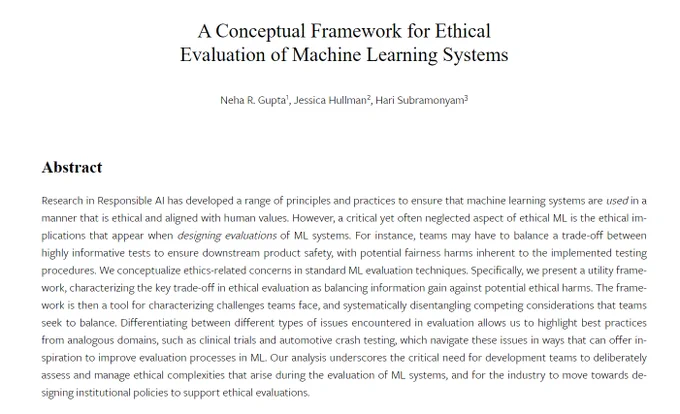 screenshot of paper abstract