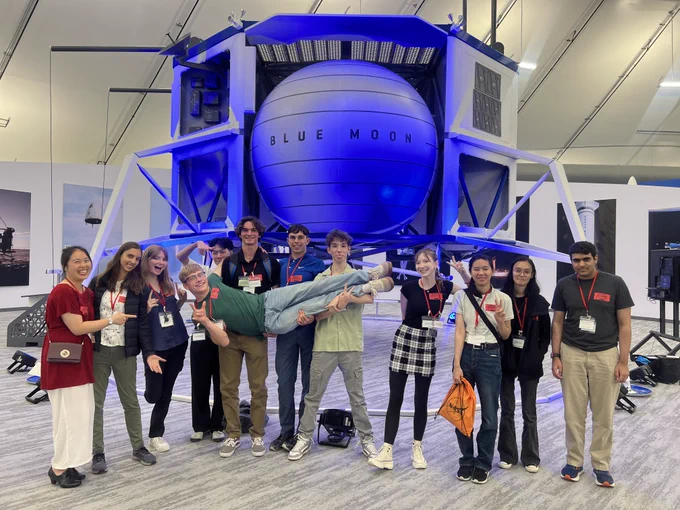 Group Photo of Red Team at Blue Origin.