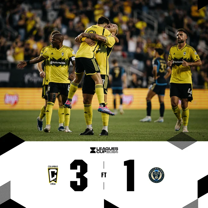 Full Time: The Crew 3-1 Philadelphia Union