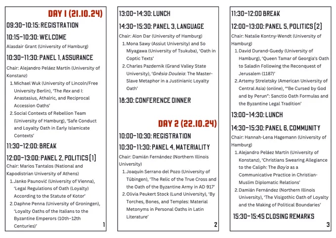 Image of conference programme. Text-searchable PDF available via link.