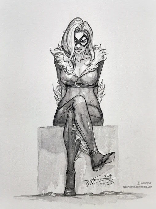Black Cat/ Full Body/ A3 paper
https://www.instagram.com/p/C--gv6ChcSm