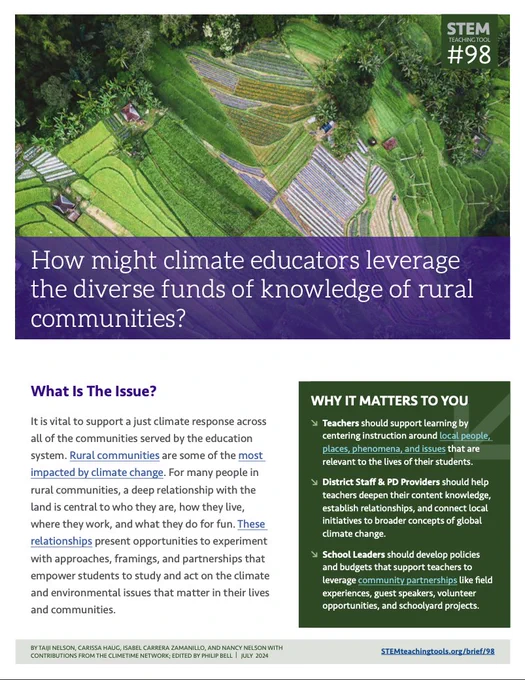 Image shows a screenshot of the front page of the resource that is linked in the tweet. 