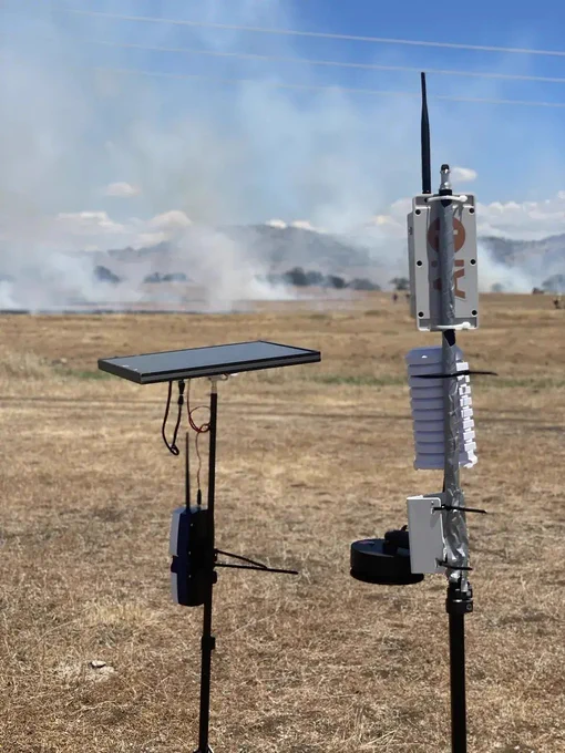 Image of DHS S&T prototype fire sensor.