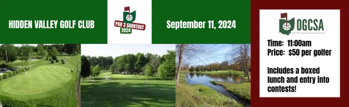 Format  (First 9)

The game is Bingo, Bango, Bongo.  Also known as, first on (the green), first in (the cup) and closest to the pin.  Each golfer will be assessed points based on their performance on each hole. 

One (1) Point for 'First On'
One (1) Point for 'First in'
Two (2) points for Closest to the Pin

The Top 3 golfers with the most points (including ties), in the entire field, not just your foursome, will compete in a playoff hole(s) to win prizes for 1st, 2nd & 3rd Place. No handicaps, straight up low ball.

Format  (Second 9)

The game is a 2-Man Schamble.  All four golfers will tee off, and proceed to select the two 'best balls' to complete the hole.  Two golfers will play one ball, the other two golfers will play the other ball.  The combined total will be your score for the hole.  

1st and 2nd Place Prizes will be awarded to the teams with the lowest combined score.  In the event of a tie, the winner will be determined by a 3-Card Poker Hand, until a winner is determined.