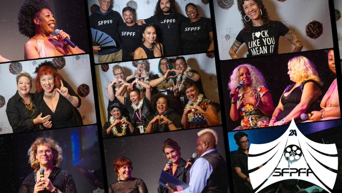 a collage of images from the festival