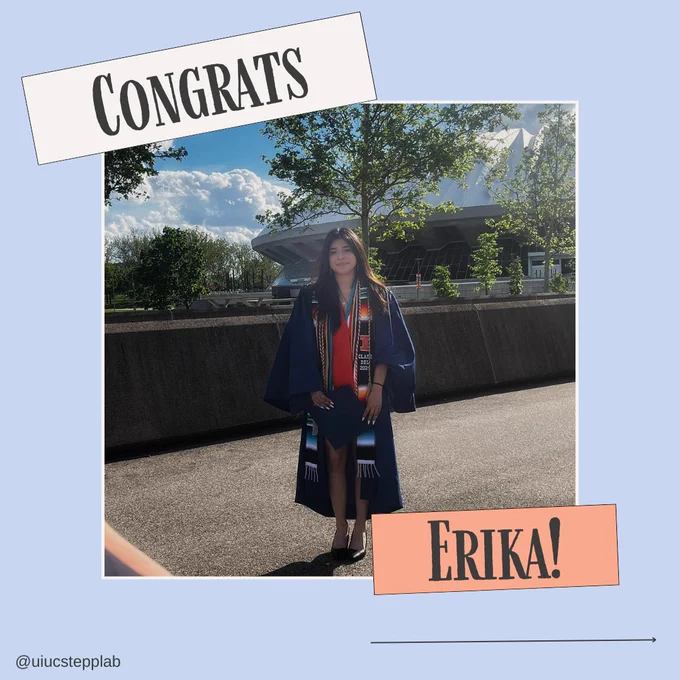 Congrats Erika!