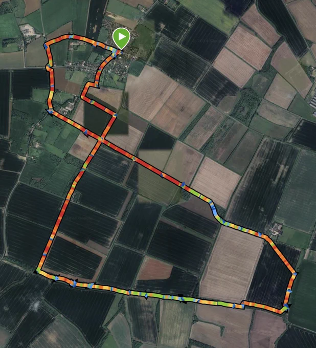 Today’s route - 7 miles