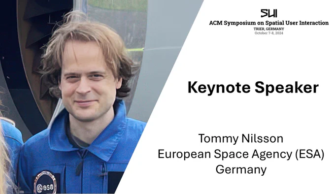 SUI 2024 Keynote Speaker Tommy Nilsson from the European Space Agency (Germany).