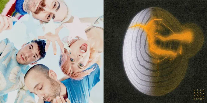 Album covers for recent releases from Charly Bliss and Psymon Spine