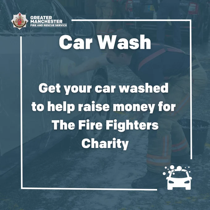 Car Wash - Get your car washed and help raise money for The Fire Fighters Charity