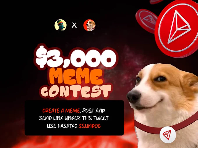 P.S : Good engagement and creativity on your post can boost your win. 72 Hrs!⏳️🐶

Let's get memeing, #SUNDOG TO THE MOON!