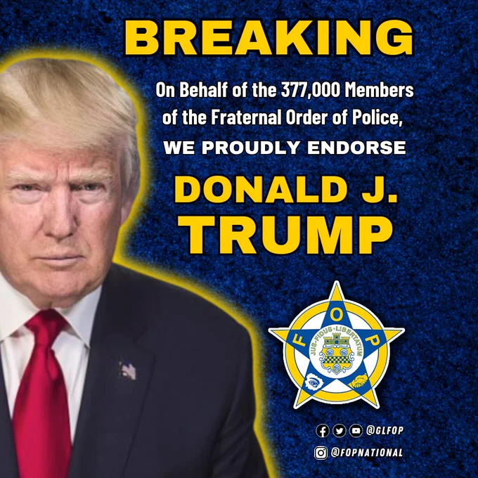 NFOP Endorsement of Donald Trump