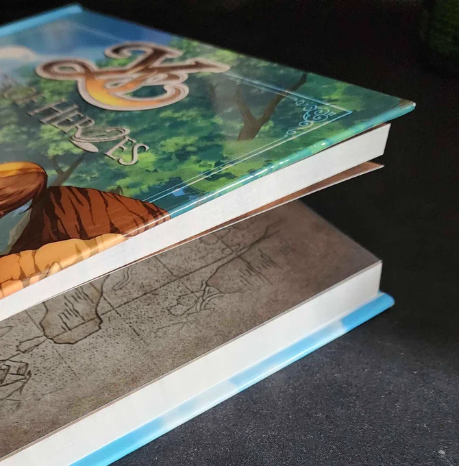 Ys: Age of Heroes world map teaser, pages 122-123