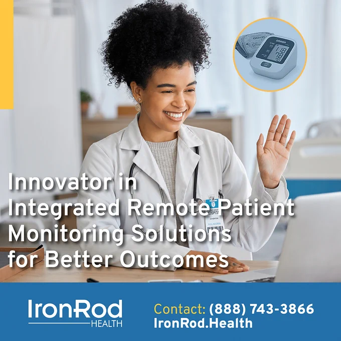 At IronRod Health, we’re revolutionizing remote patient monitoring with our integrated solutions and a deep commitment to quality patient care 🫶. Discover how our innovative technology can help you provide better care, improve patient outcomes, and streamline your workflow. 📲 Call us at (888) 743-3866 to schedule a demo!