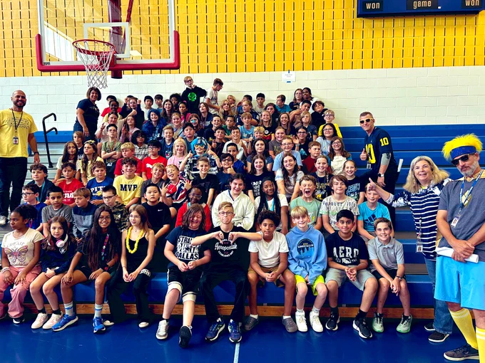 Picture of Team Respect at the Pep Rally!