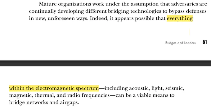 Screenshot of Cyberjutsu book, page 81 and page 82