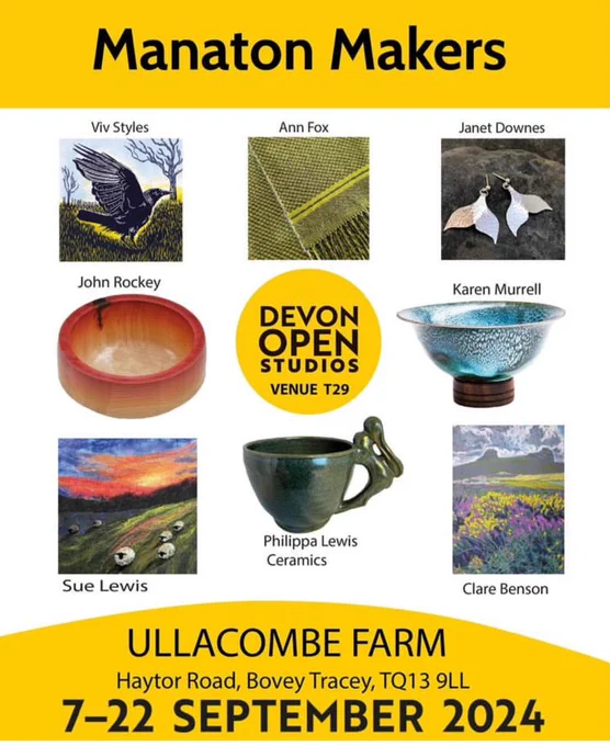Manaton makers open studios poster