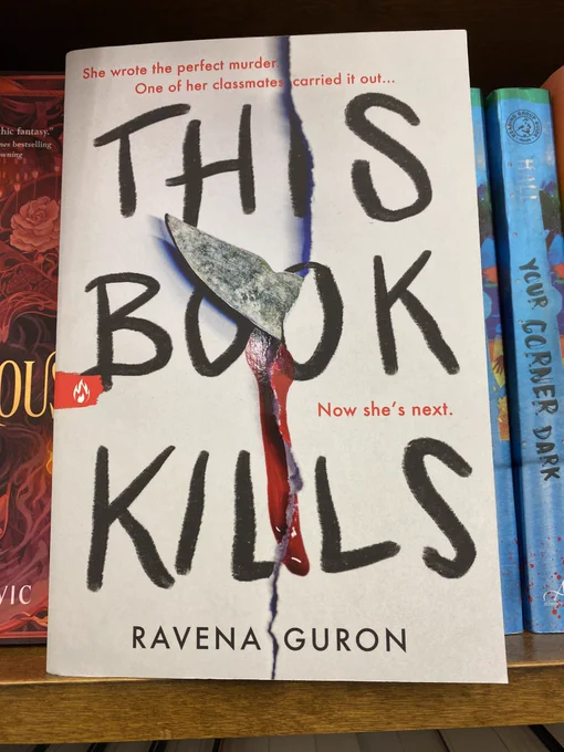 US paperback of THIS BOOK KILLS by Ravena Guron