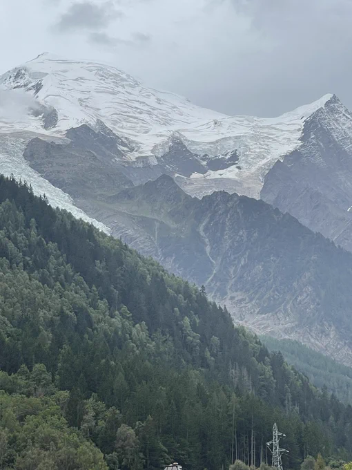 View of mont blanc