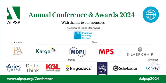 ALPSP Conference sponsors 2024