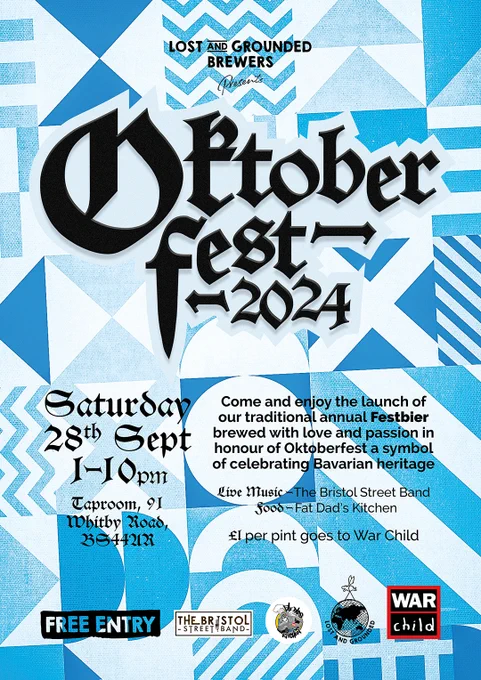 Our Oktoberfest poster for the taproom - details in main post and link to more info. 