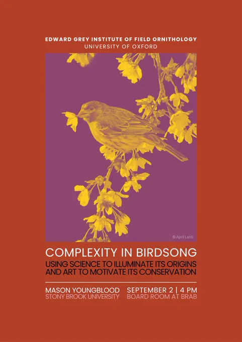 Poster advertising the seminar referred to in the main text