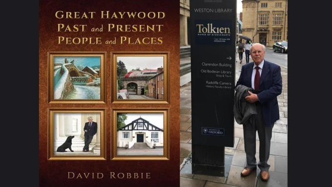 Book Cover and author David Robbie