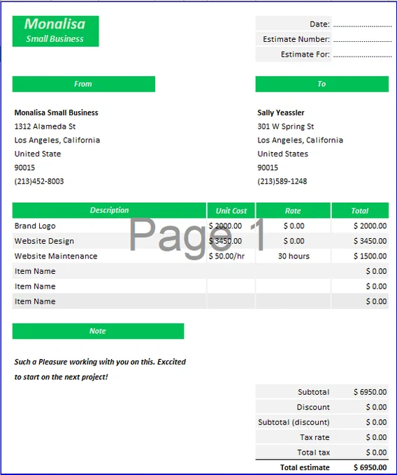 I developed a dynamic proforma invoice template. It is an advance version of traditional standerd proforma invoice. It's autometically update based on certain condition or input. The dynamic proforma invoice is help to reduce daily work load as well as lots of benefit like:

--> Minimun input of data
--> Reduces errors by ensuring that all figures and details are updated automatically.
--> Saves time by automating updates and data entry, and by integrating with other business systems.
--> Easily customizable to suit different customer needs, pricing models, or business scenarios.
--> Provides clear and updated information to customers, which can help in managing expectations and improving trust.
--> Generate very short time.