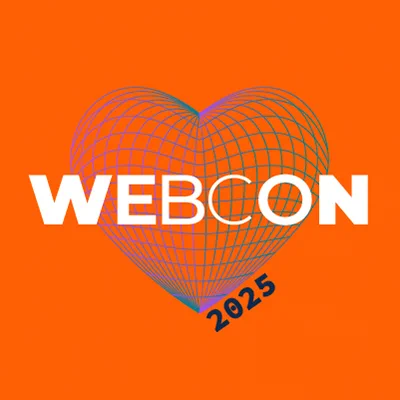 Heart graph on orange background