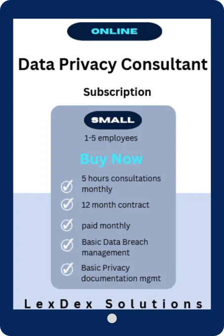 data privacy consultant subscription