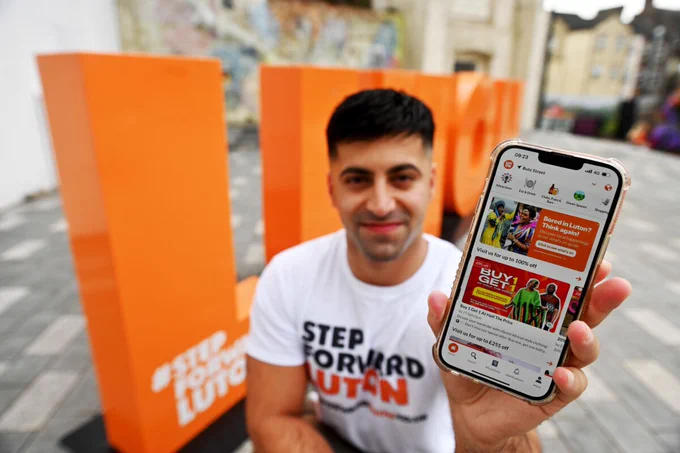 Step forward Luton app