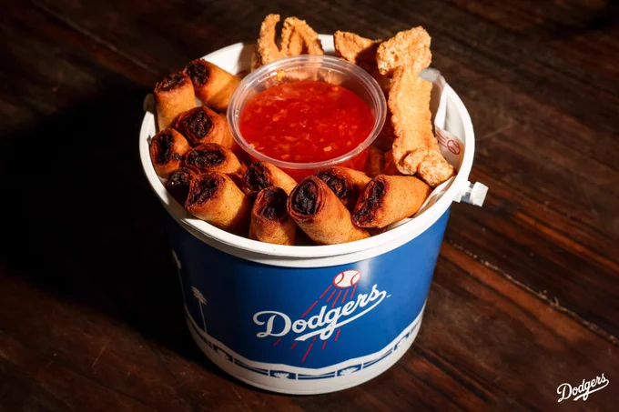 Lumpia Basket: Hornitos Cantina Right Centerfield, LA Feeds Blue Left Centerfield Pavilion and LA Taqueria Reserve 17