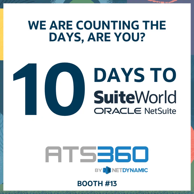 ATS360 by NetDynamic Official Sponsor for SuiteWorld 2024