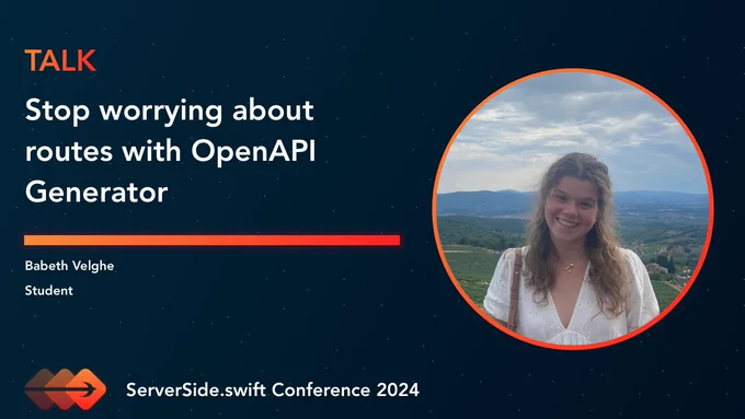 Speaker Announcement - Babeth Velghe - Stop worrying about routes with OpenAPI Generator